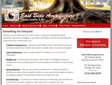 Tablet Screenshot of eastside-acupuncture.com